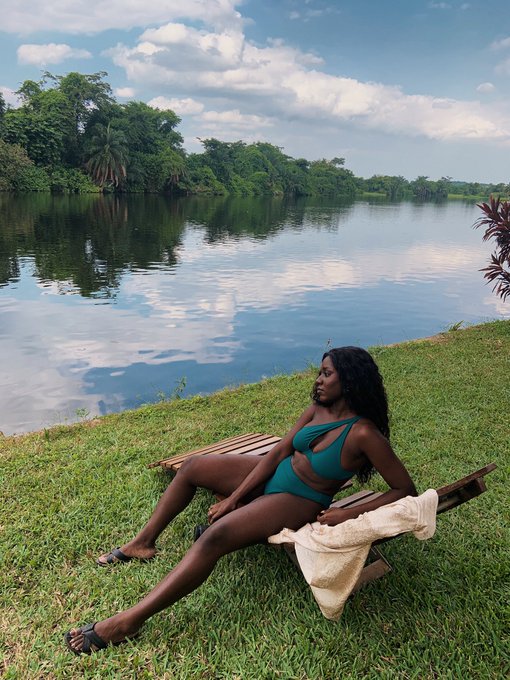 the royal senchi for a day_bikini with river view_amoafoa